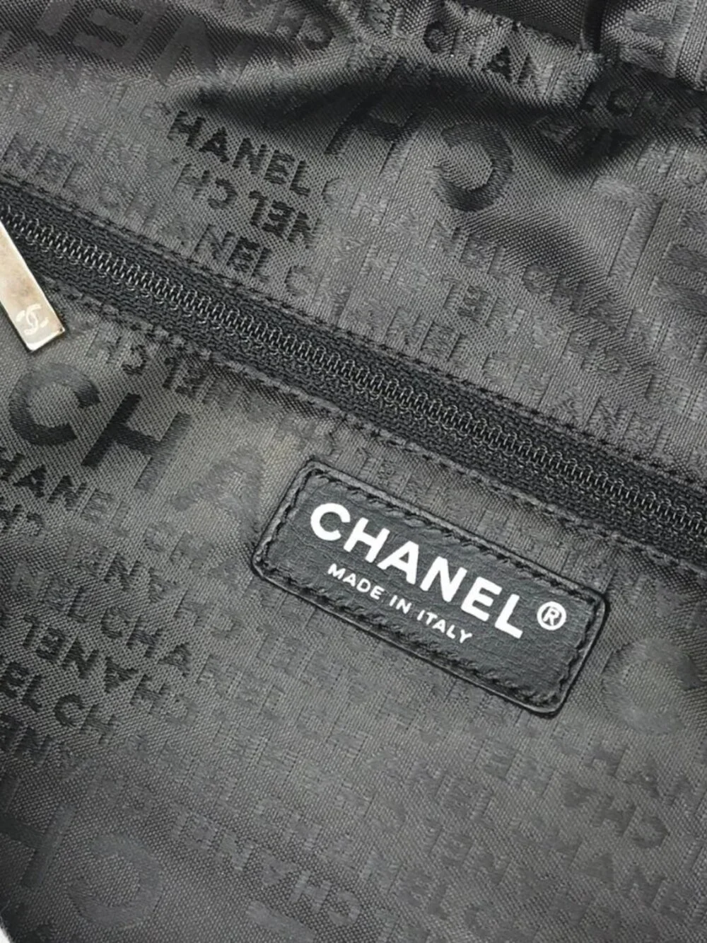 Chanel Black Perforated Calfskin CC Bowler Bag Handbag 168261